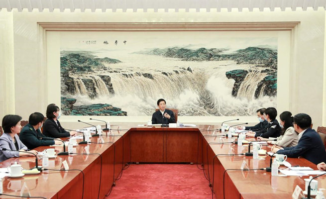 China S Top Legislator Attends Symposium With Lawmakers Newsgd