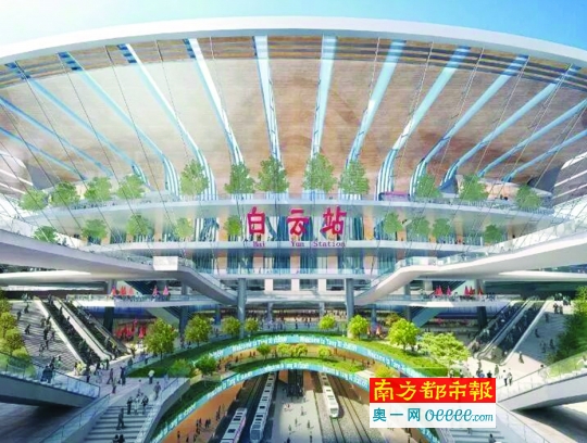 广州白云火车站广场能呼吸扩容满足春运客流需求