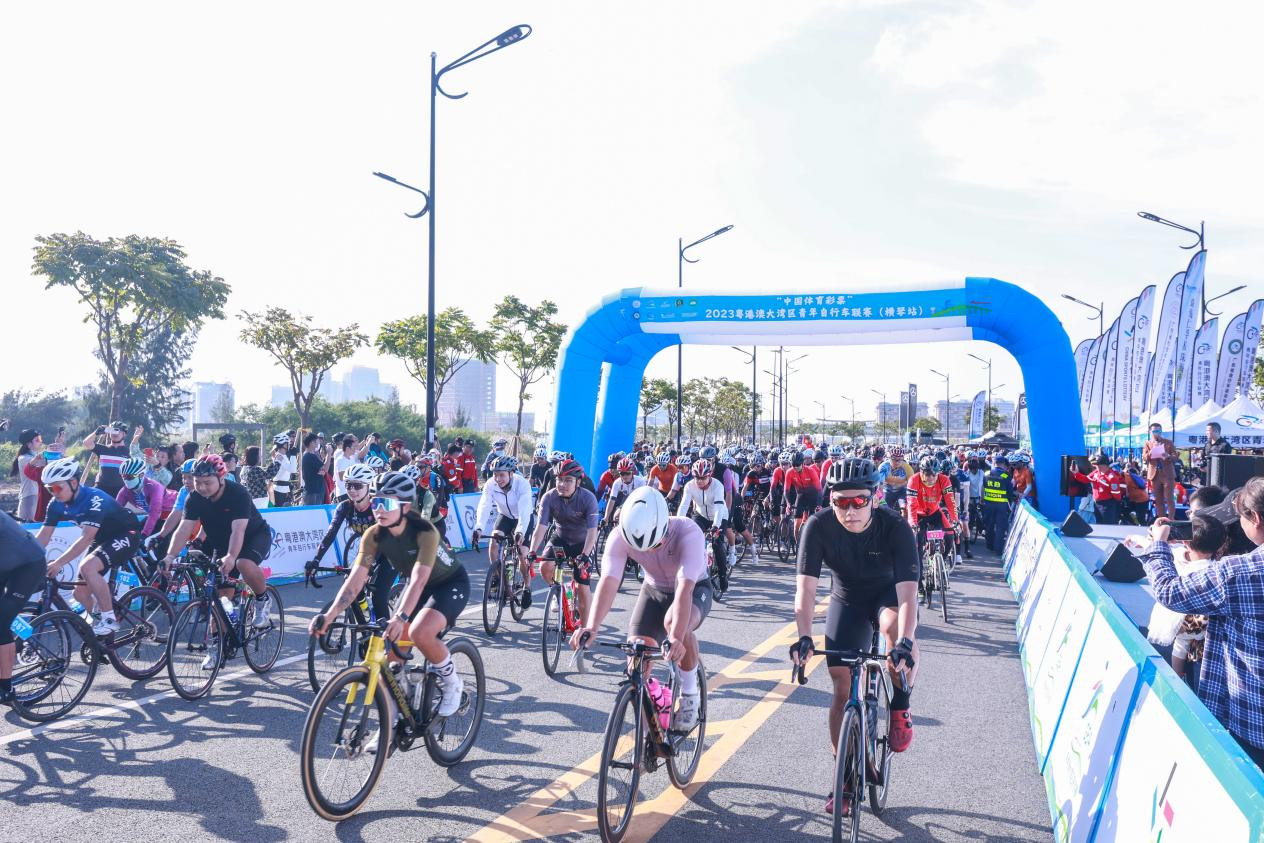 超千人骑游！2023年粤港澳大湾区青年自行车联赛（横琴站）举行