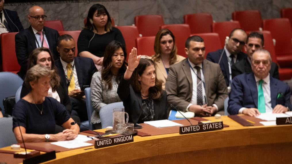 U.S. vetoes UN Security Council draft resolution demanding immediate Gaza ceasefire