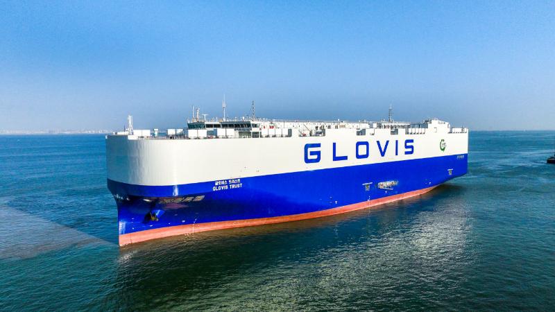 GSI delivers dual-fuel PCTC to Nansha port, promotes green shipping