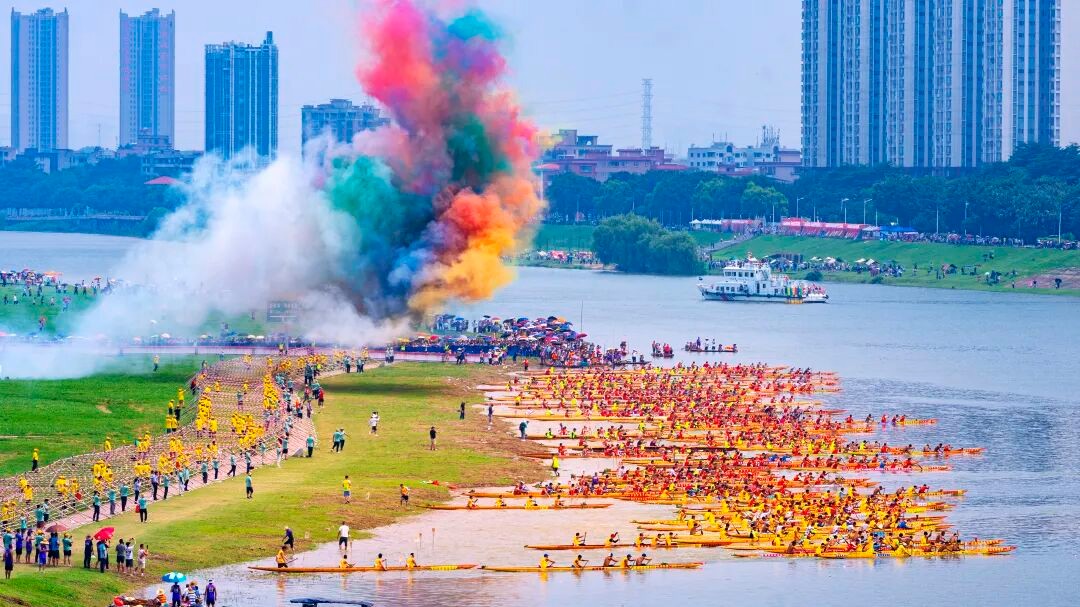 龙舟赛、舞火龙、水乡游……国庆中秋来佛山南庄可以这样玩