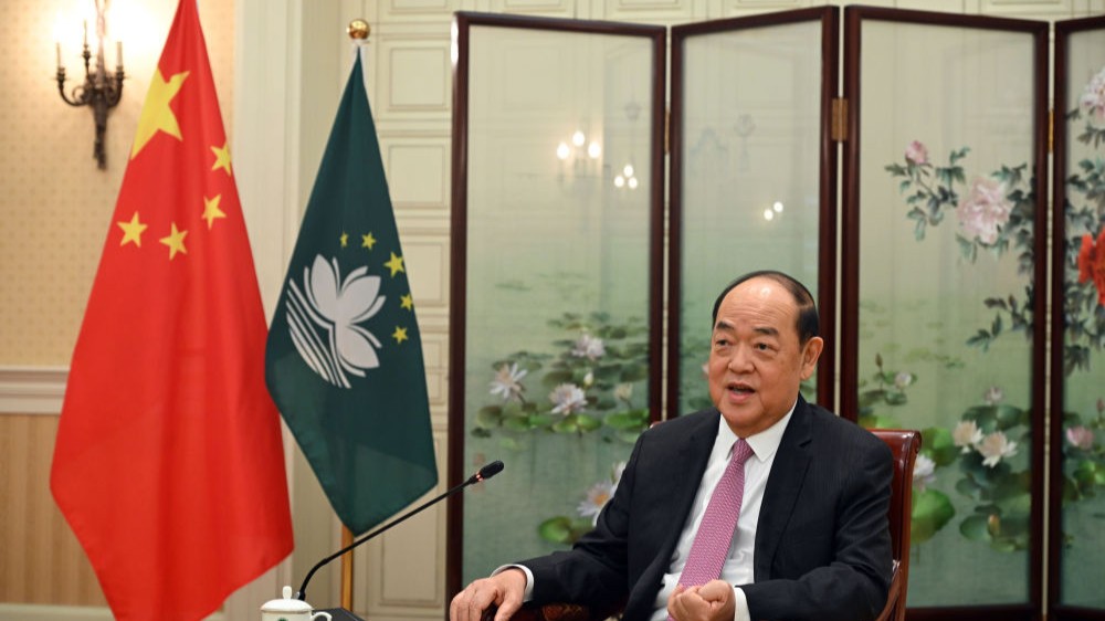 Entrevista: Participação da indústria de jogos no PIB diminui à medida que Macau diversifica economia, diz chefe do Executivo