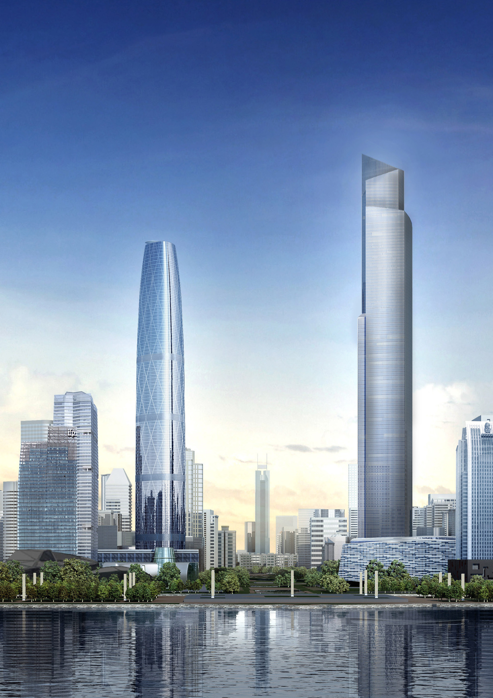 广州国际金融中心东塔图片