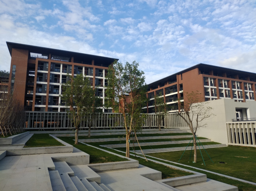 学校规划鸟瞰图。