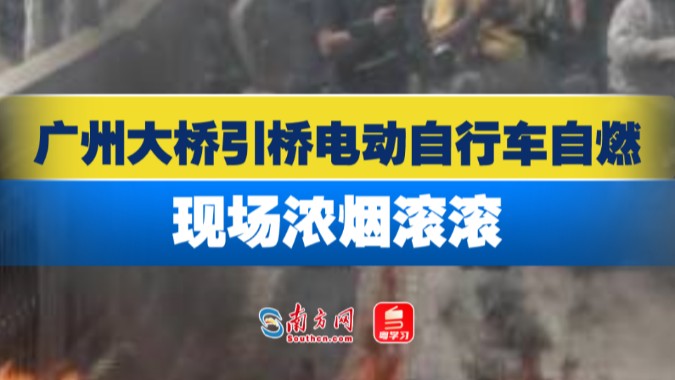南方公益｜广州大桥引桥突发电动自行车自燃！这些安全知识不可不知！