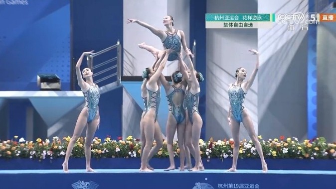 王柳懿/王芊懿夺亚运花游“双冠”！广东健儿30金收官