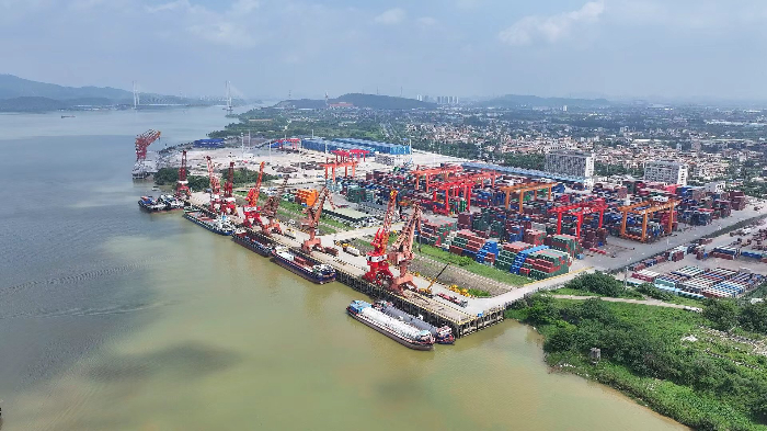 顺德新港。图源：佛山市发改局