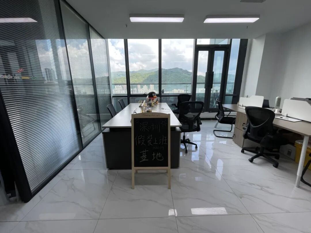 深圳,赛博奇和祝潇颖运营的假装上班办公室 图/南方人物周刊记者 韩茹雪