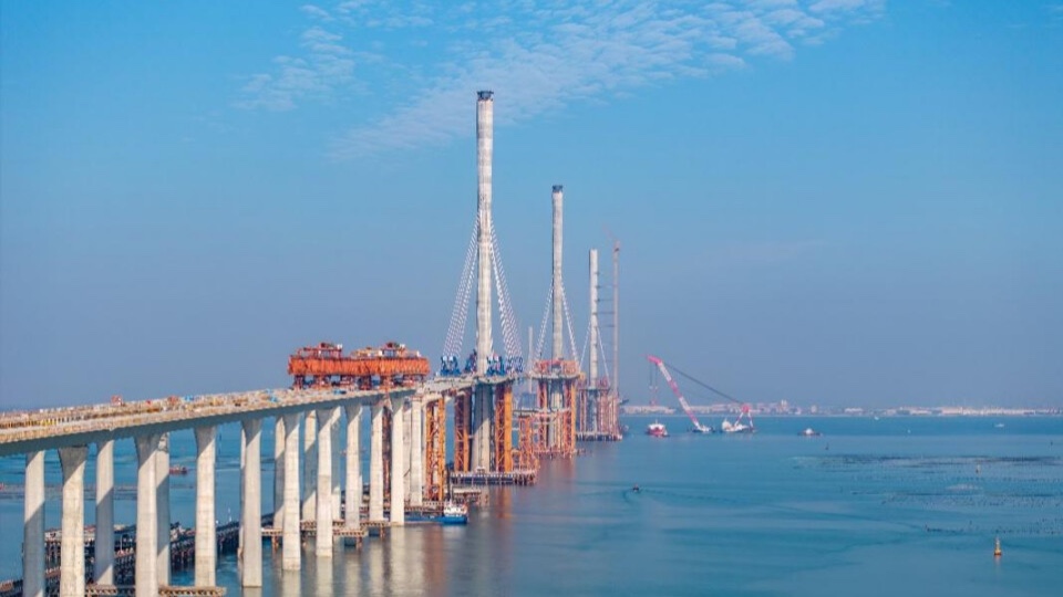 Update | Huangmao Sea Channel completes segmental girder installation