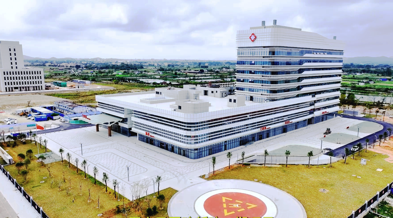 即将建成的江城人民医院新院。