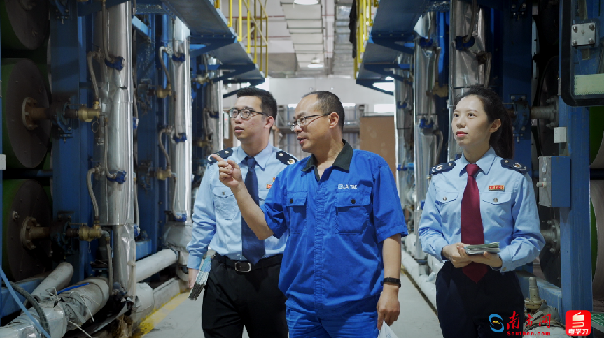 (税务人员了解广东创时尚智能股份有限公司智能化生产管理系统)