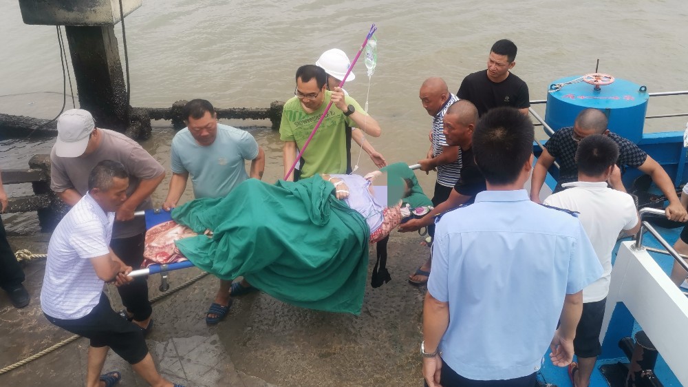 湛江港客渡轮停航，海事部门紧急协调转运4名病人出岛就医
