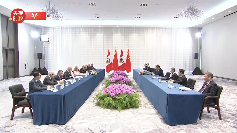 习近平会见秘鲁总统博鲁阿尔特
