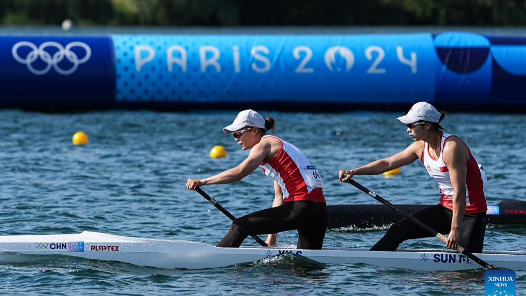 China's Xu/Sun win women's canoe double 500m gold at Paris Olympics