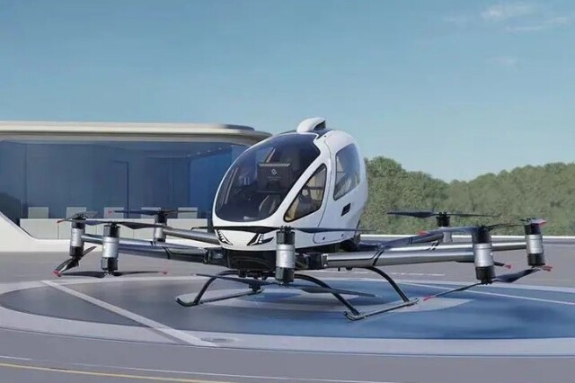 Unmanned aerial taxis to take off in Guangzhou
