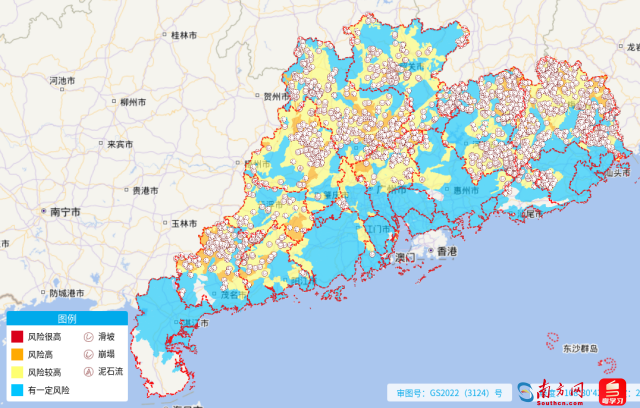 2025年“龙舟水”地质灾害趋势预测隐患点专题图