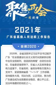 一图读懂2021年广东高院工作报告