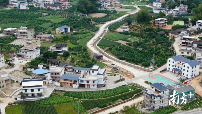 漳北村航拍图。 漳北村航拍图。