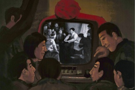 “北京牌”820型35CM电子管黑白电视机