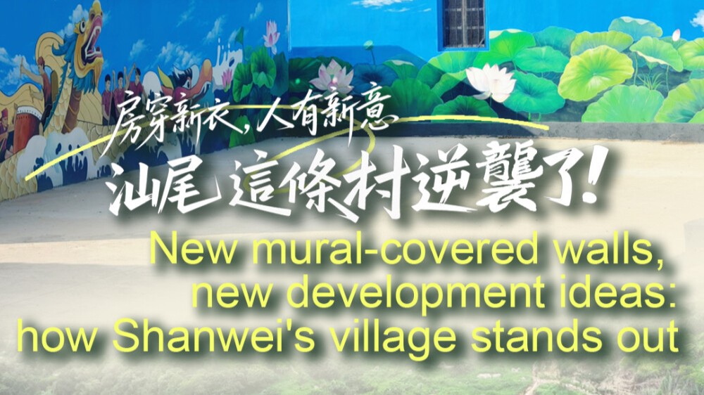New mural-covered walls, new development ideas: how Shanwei's village stands out