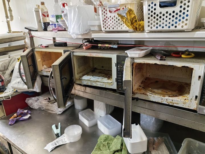 图为某外卖门店后厨的场景。新华每日电讯记者牛少杰 摄