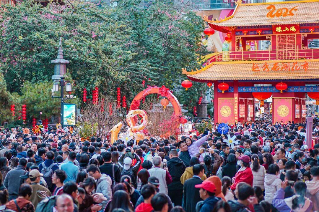 越秀西湖花市资料图