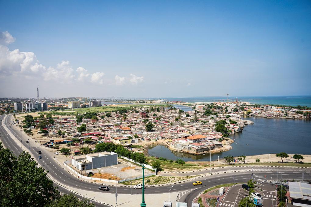 安哥拉首都罗安达的城市风光。