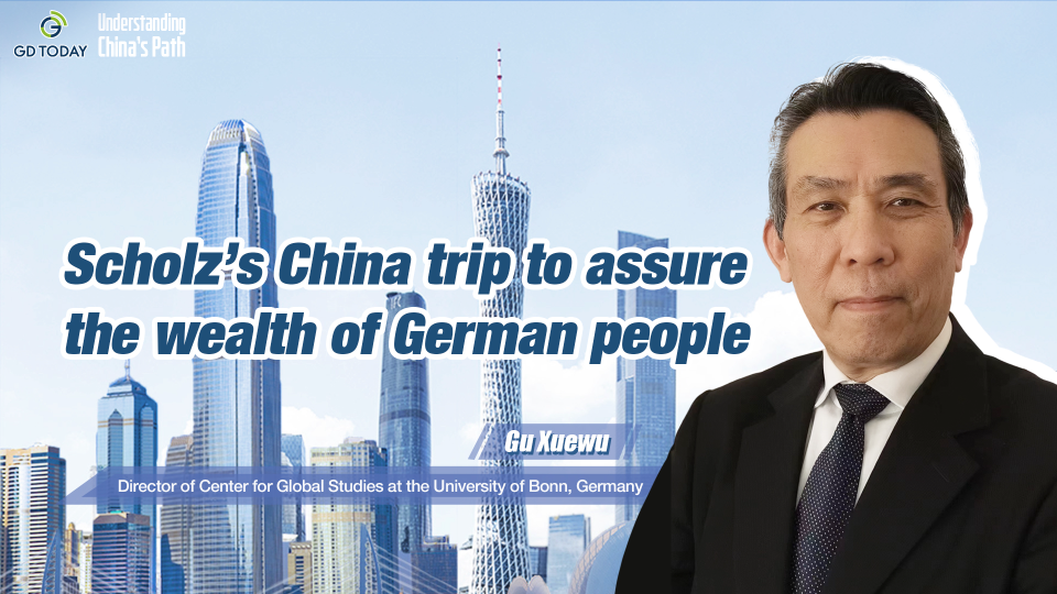 German expert: Scholz’s China trip to assure the wealth of German people
