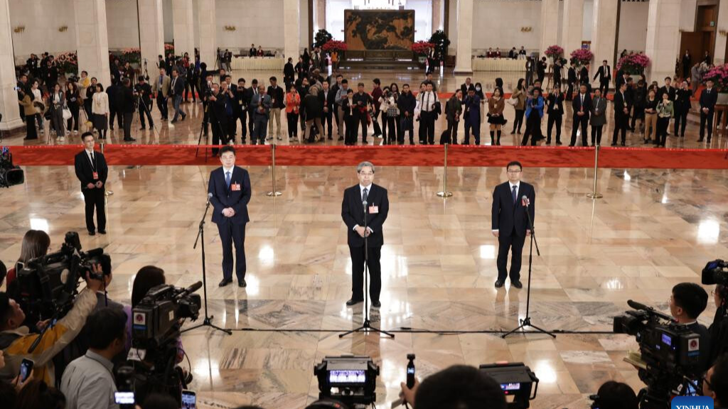 Political advisors attend group interview ahead of CPPCC annual session
