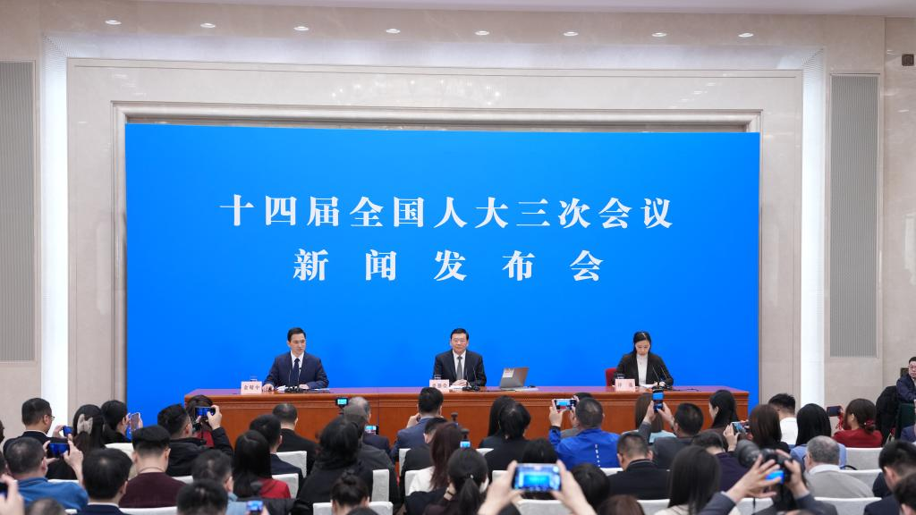 China's national legislature holds press conference ahead of annual session