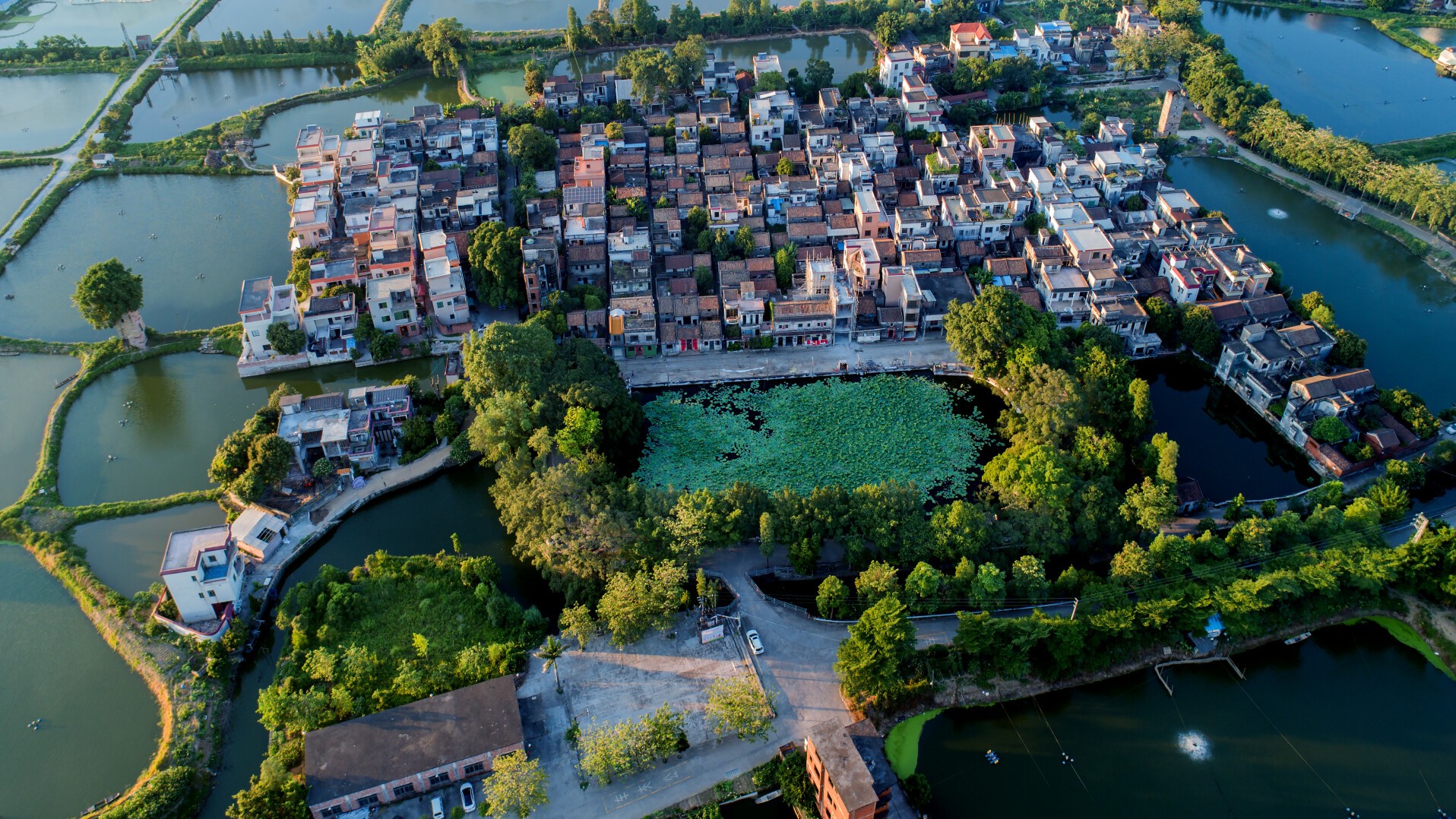 Come to Qingtian Village in Foshan to experience life of Lingnan water town