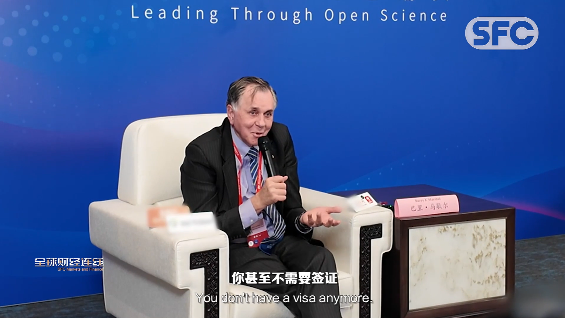 Nobel Laureate Barry Marshall: GBA, a destination for scientific tourism