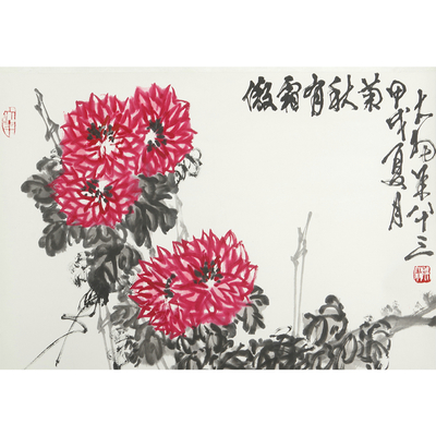 画中那些永不凋谢的花 竟然这么好看