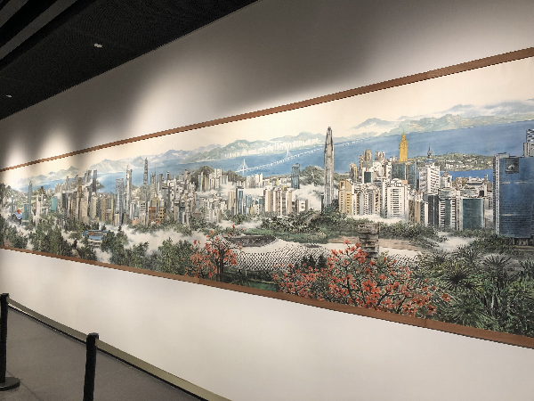 一图尽览特区地标！40米巨幅国画长卷惊现深圳