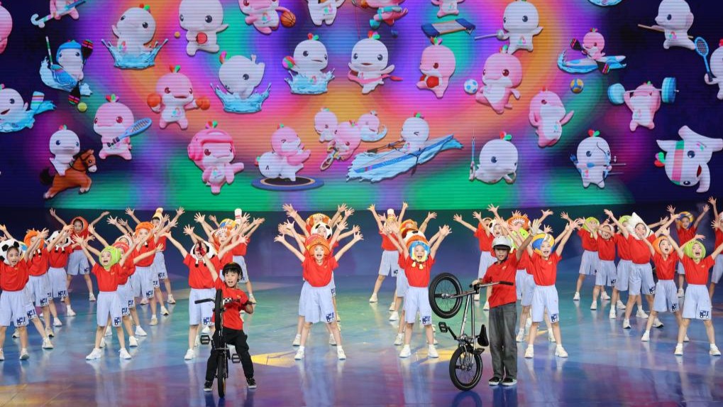 InPics|100-day countdown launch ceremony for China's 15th National Games and 12th National Paralympic Games, along with the 9th National Special Olympics Games held in Shenzhen