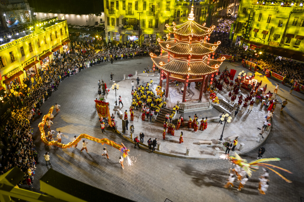 A local cultural celebration is in full swing in Small Park historical area, Shantou, Guangdong