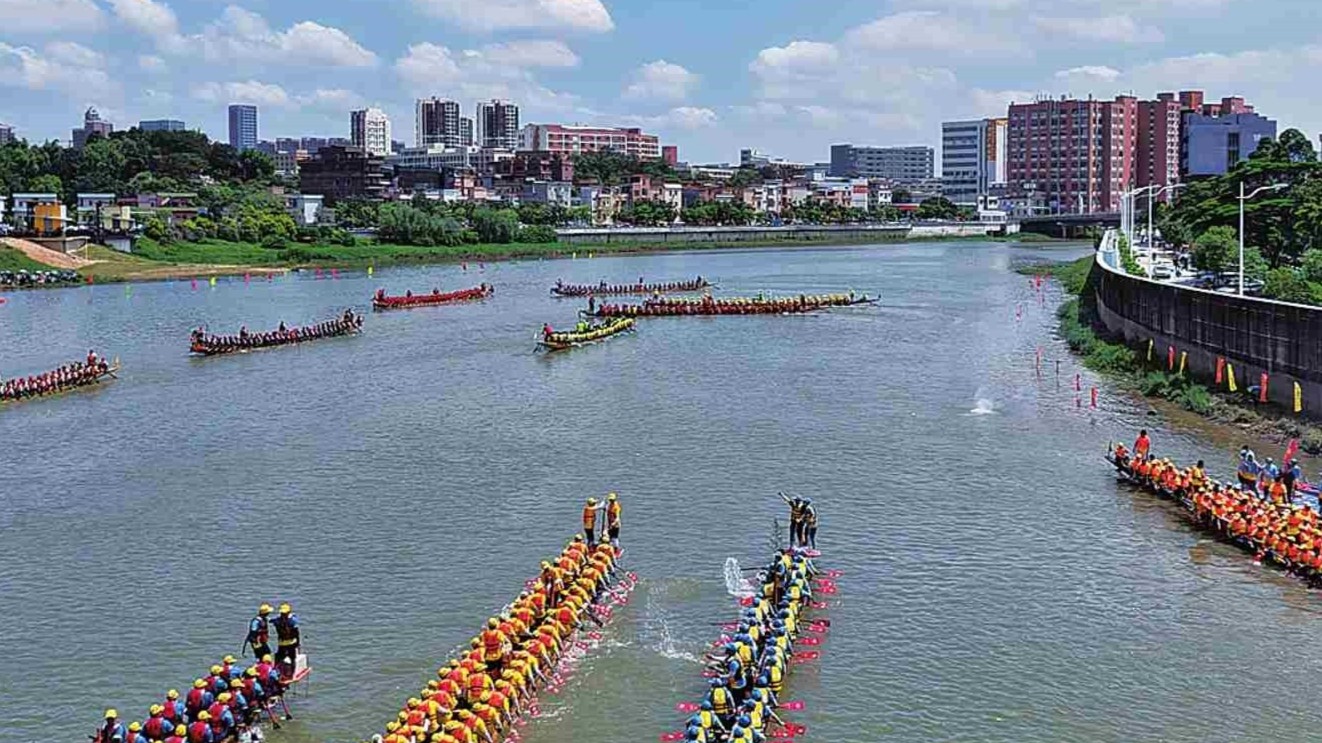 时隔二十余年村里再掀龙舟潮 东莞工业镇重塑一河两岸生态