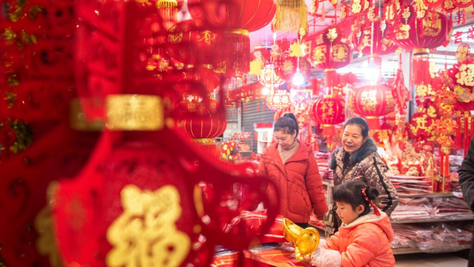 People prepare for upcoming Chinese New Year across China