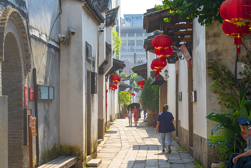 2019年6月28日，福建福州，三坊七巷风光。