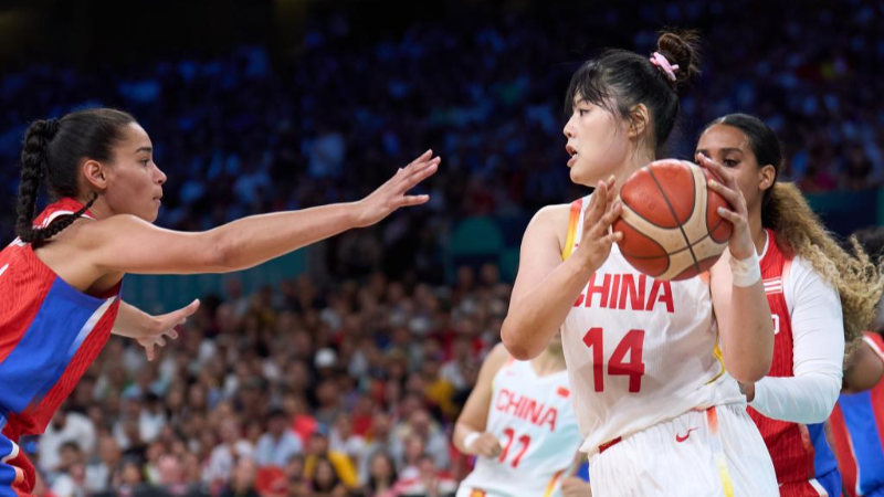 奥运会女篮小组赛：中国女篮22分大胜波多黎各 保留出线希望