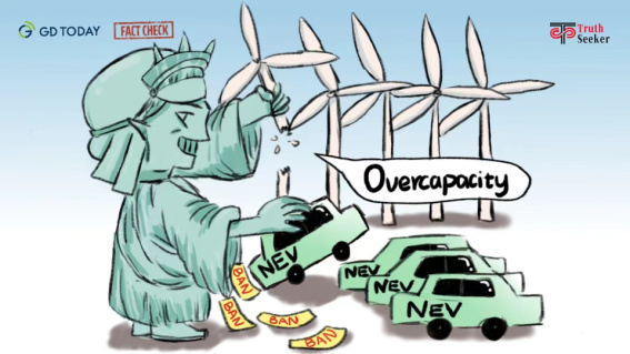 Cartoon | 'Overcapacity' claim, an excuse for curbing world's environmental protection