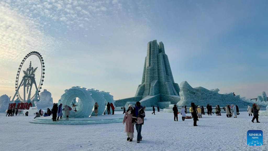 World's largest ice-and-snow theme park opens in northeastern city of Harbin