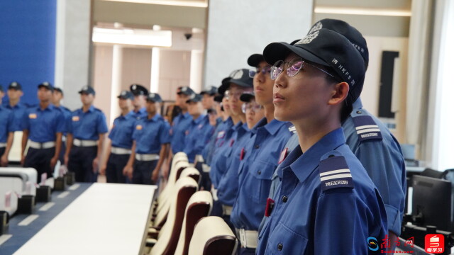 学员参观广东省消防救援总队队史馆。