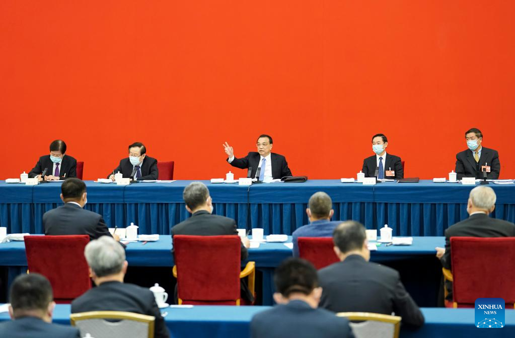 Chinese leaders join discussions with political advisors