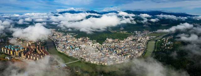 灌阳县全貌。 灌阳县全貌。