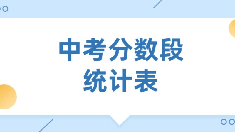 800分以上240人！云浮2025中考分数段统计表出炉！