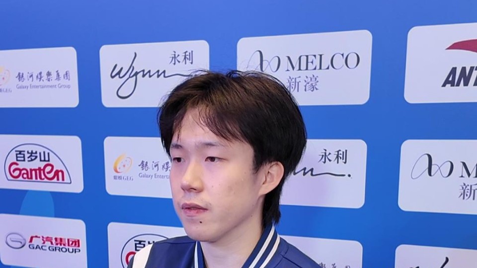 全运时刻｜十五运会乒乓球男单摘铜，王楚钦谈收获与遗憾