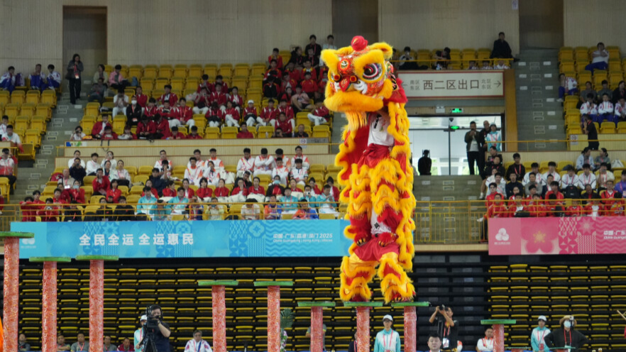 粤港澳联队夺得十五运会舞龙舞狮决赛首金！书写三地文化融合篇章