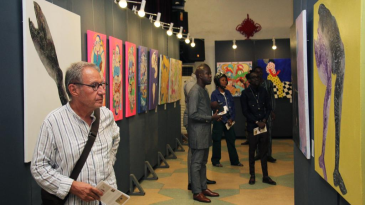 Exhibition of works of young Chinese, Beninese artists celebrates booming cultural exchanges